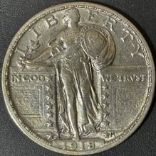Load image into Gallery viewer, 1918-D 25C Standing Liberty Quarter - Raw AU - See Pictures
