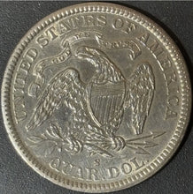 Load image into Gallery viewer, 1877-S 25C Seated Liberty Quarter - Raw AU - See Pictures
