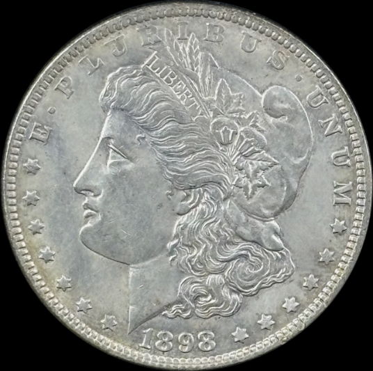 1898-P $1 Morgan Dollar - Raw AU - See Pictures