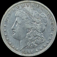 Load image into Gallery viewer, 1894-P $1 Morgan Dollar - Raw VF - See Pictures
