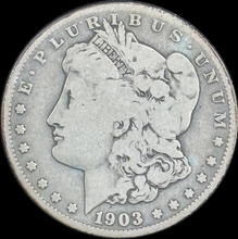 Load image into Gallery viewer, 1903-S $1 Morgan Dollar - Raw VG - See Pictures
