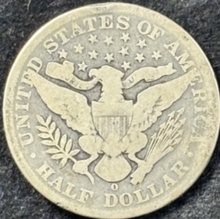 Load image into Gallery viewer, 1896-O 50¢ Barber Half Dollar - Raw VG - See Pictures
