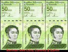 Load image into Gallery viewer, Venezuela 2021 50 Bolivares Digitales 50 Million Soberano UNC P118 Per 3
