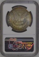 Load image into Gallery viewer, 1878 7tf $1 Morgan Silver Dollar NGC MS64 -- Reverse of 78 - Beautiful Toning
