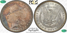 Load image into Gallery viewer, 1888-P Morgan Silver Dollar PCGS MS65 (CAC)  - Sea Green, Blue &amp; Russet Toning
