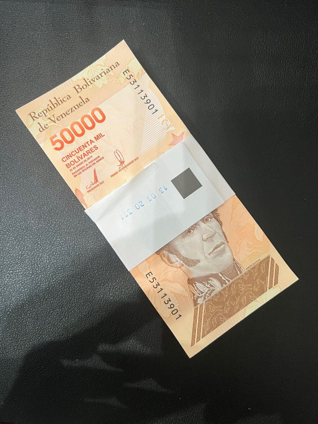 Venezuela 50000 (50,000)Bolivares Banknotes Gem UNCIRCULATED Pack of 100