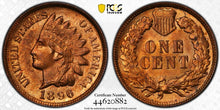 Load image into Gallery viewer, 1896 1¢ Indian Head Cent -- PCGS MS64 RB (CAC)
