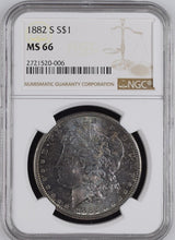 Load image into Gallery viewer, 1882-S Morgan Silver Dollar NGC MS66  -  -  It&#39;s A Blueberry!
