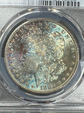 Load image into Gallery viewer, 1882-CC Morgan Silver Dollar PCGS MS65+ (CAC) - - Variegated Turquoise &amp; Golden
