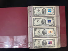 Load image into Gallery viewer, 1976 $2 Consecutive Notes w/ 50 State Flags Set - First Day Cancels - Choice UNC
