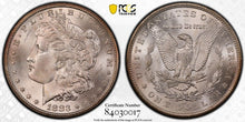 Load image into Gallery viewer, 1883-CC Morgan Silver Dollar PCGS MS65  -  -  Frosty &amp; Blast White
