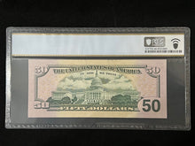 Load image into Gallery viewer, 2004 $50 Federal Reserve Note Fr 2128-E STAR  Note -- PCGS Banknote Gem 66 PPQ
