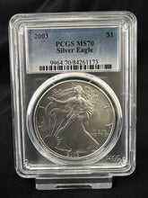 Load image into Gallery viewer, 2003 1oz Silver Eagle PCGS MS70
