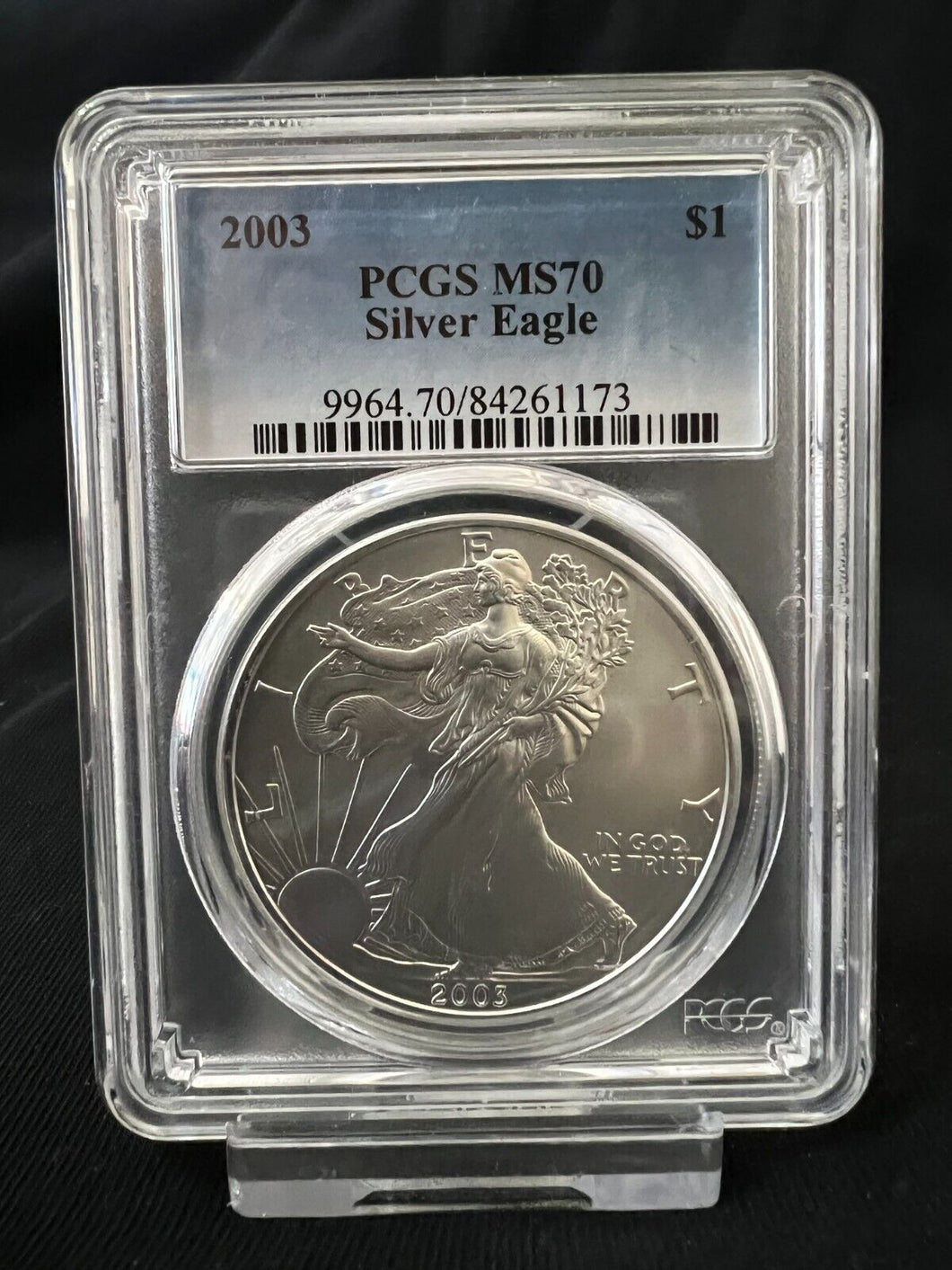 2003 1oz Silver Eagle PCGS MS70