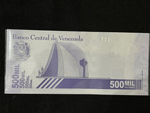 Load image into Gallery viewer, 20 X 2020 Venezuela 500 Mil Bolivares Banknote UNC (Uncirculated)
