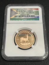 Load image into Gallery viewer, South Africa 2016 Krugerrand - First 150 Struck - 4pc Gold NGC Proof 70 Gem Set
