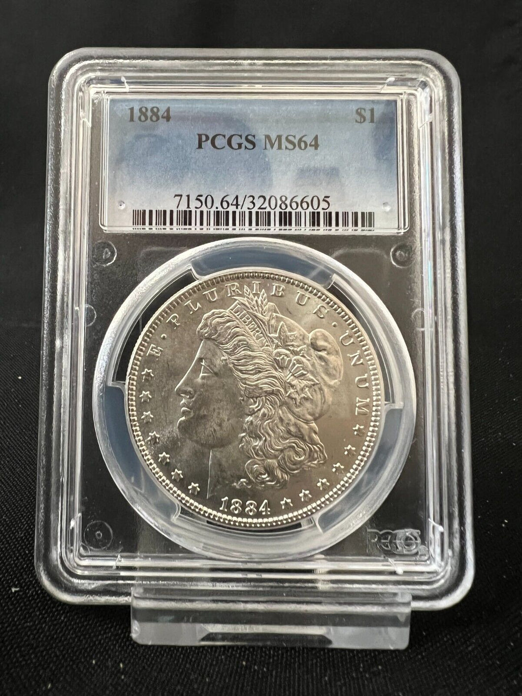 1884-P $1 Morgan Silver Dollar PCGS MS64 -- Blast White Gem