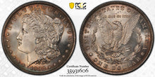 Load image into Gallery viewer, 1882-O Morgan Silver Dollar PCGS MS66 - -  Beautiful Peripheral Toned Gem
