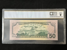 Load image into Gallery viewer, 2004 $50 Federal Reserve Note Fr 2128-E STAR  Note -- PCGS Banknote Gem 67 PPQ
