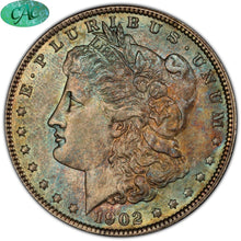 Load image into Gallery viewer, 1902-P Morgan Silver Dollar PCGS MS66 (CAC)  - -  Toned - It&#39;s A Greenie!
