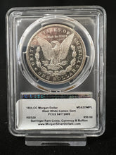 Load image into Gallery viewer, 1884-CC $1 Morgan Silver Dollar PCGS MS63 DMPL - Blast White with Frosty Devices
