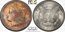 Load image into Gallery viewer, 1881-S Morgan Dollar PCGS MS66  - -  Orange and Magenta Fireball Beauty
