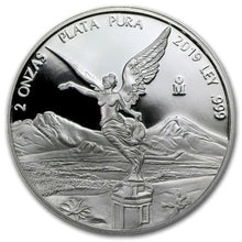 Load image into Gallery viewer, Mexico 2020 2oz Silver Proof Libertad Coin In Original Capsule
