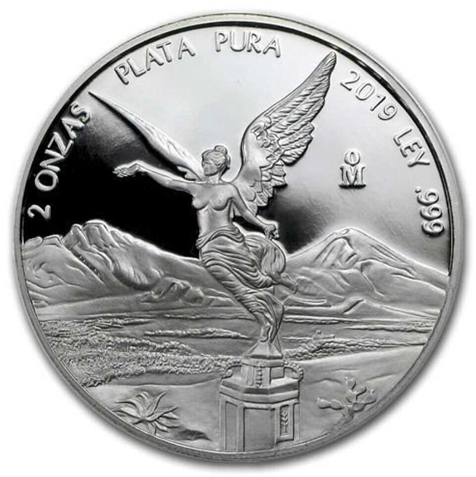 Mexico 2020 2oz Silver Proof Libertad Coin In Original Capsule