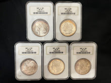 Load image into Gallery viewer, Dealer/Investor Deal - Morgan Dollars 1881-S (5) ALL PQ NGC 65 - ALL NICE!
