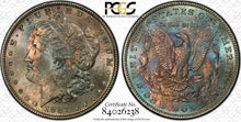 Load image into Gallery viewer, 1887-P Morgan Silver Dollar PCGS MS66 - Well Struck Green Near Monochromatic Gem
