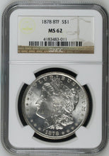 Load image into Gallery viewer, 1878 8TF $1 Morgan Silver Dollar NGC MS62 - Mr Frosty Lives Here
