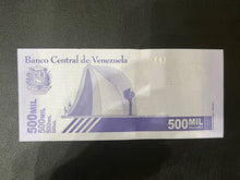 Load image into Gallery viewer, Venezuela 500 Mil Bolivares Banknotes -2020 GEM UNC - Full Pack Of 100 Notes
