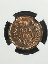 Load image into Gallery viewer, 1877 1¢ Indian Head Cent NGC MS63 RB &amp; CAC - Key to the Series! SUPER COIN!
