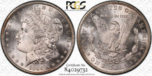 Load image into Gallery viewer, 1890-S Morgan Silver Dollar PCGS MS65  - Blast White Surfaces and Frosty Devices
