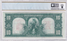 Load image into Gallery viewer, 1901 $10 Legal Tender Bison MULE Note FR 121m  PCGS Banknote - GEM UNC 66PPQ
