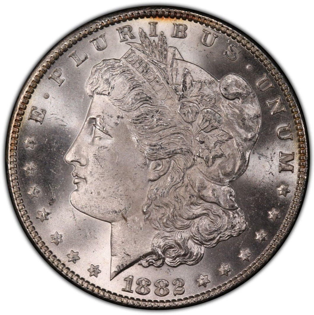 1882-CC Morgan Silver Dollar PCGS MS65 -- Well Struck, Frosty & Blast White