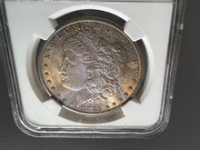 Load image into Gallery viewer, 1885-O Morgan Silver Dollar NGC MS65 -  Blue, Russet, Golden &amp; Green Toning
