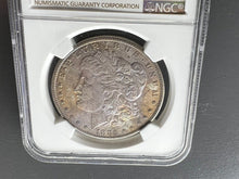 Load image into Gallery viewer, 1885-O Morgan Silver Dollar NGC MS65 -  Blue, Russet, Golden &amp; Green Toning
