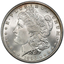 Load image into Gallery viewer, 1896-P Morgan Silver Dollar PCGS MS66 - - Frosty and Blast White
