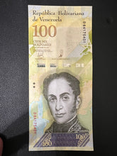 Load image into Gallery viewer, Venezuela 100 Mil (100000) Bolivar - 2017 - Pack Of 100 UNCIRCULATED Banknotes
