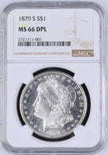 Load image into Gallery viewer, 1879-S $1 Morgan Silver Dollar NGC MS66 DPL (DMPL) - Deep Mirrors &amp; Frosty Gem
