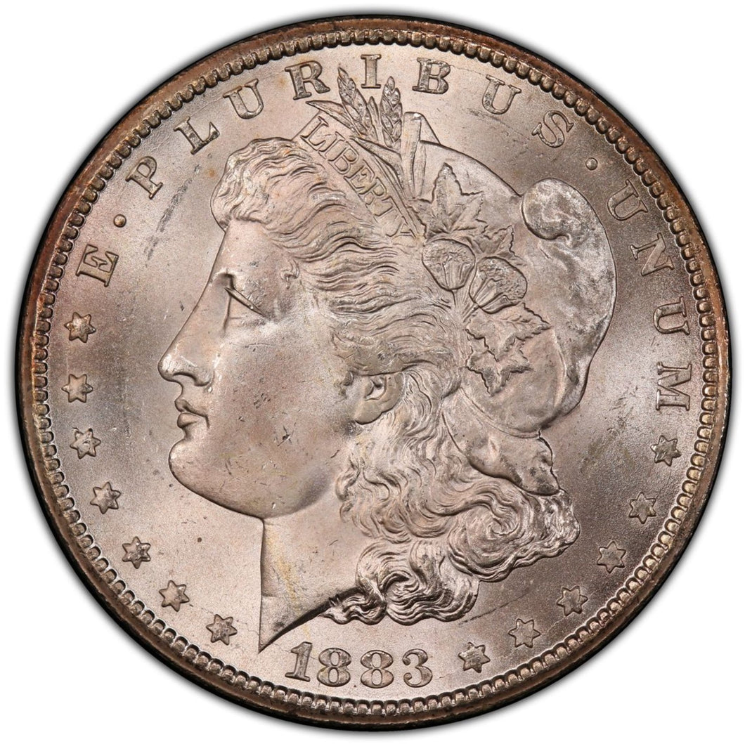 1883-CC Morgan Silver Dollar PCGS MS65  -  -  Frosty & Blast White