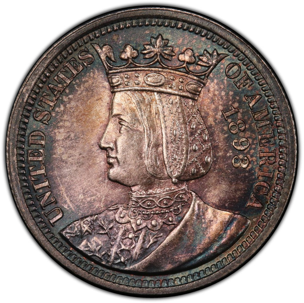 1893 Isabella Quarter 25¢ PCGS MS65 - Nice Original Coin & Magnificent Color