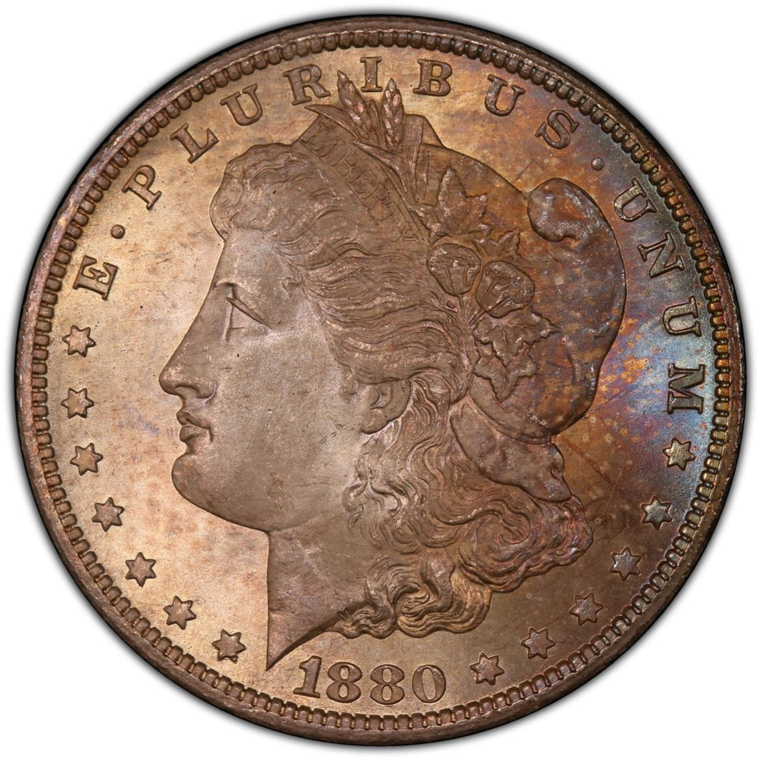 1880-CC $1 Morgan Dollar PCGS MS66+ True To The Grade - GEM w/ Beautiful Toning