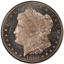 Load image into Gallery viewer, 1880-S $1 Morgan Dollar PCGS MS65 DMPL (DPL) - Blast White, Frosty Deep Mirrors
