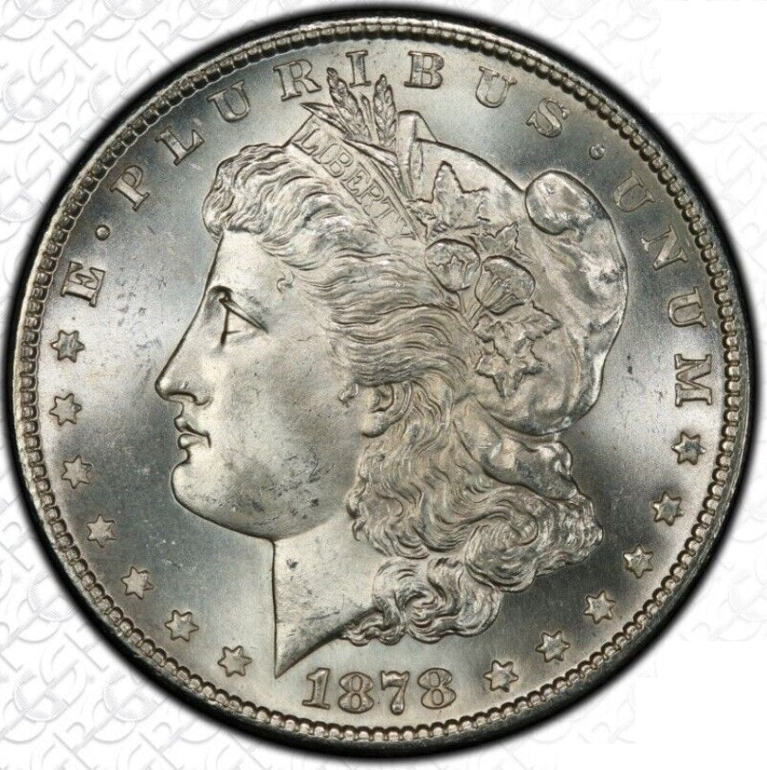 1878-S $1 Morgan Silver Dollar PCGS MS65 - Blast White
