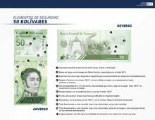 Load image into Gallery viewer, Venezuela 50 Bolivares Digitales - 2021 50 Million Soberano UNC P118 -- USA SELLER

